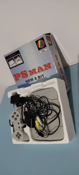 Console PS MAN NEW 8 BIT Grigia
