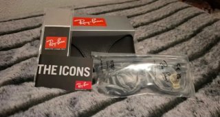Ray-Ban Wayfarer RB2140 negras 50mm — nuevas