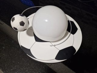 Lámpara infantil balón de fútbol