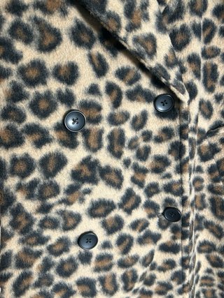 Stradivarius Abrigo Animal Print Leopardo Trendy