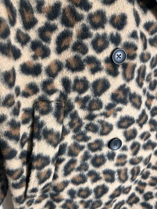 Stradivarius Abrigo Animal Print Leopardo Trendy
