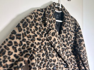 Stradivarius Abrigo Animal Print Leopardo Trendy