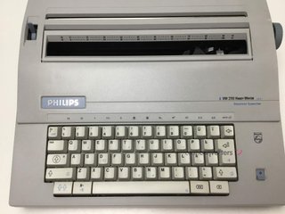 equipamiento oficinas philips vw 2110 handy writer