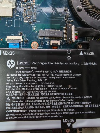 HP Envy 13 ba i5 1135G7 16GB - Pezzi di ricambio