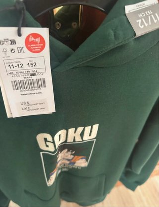 Sudadera Goku a ESTRENAR!!!