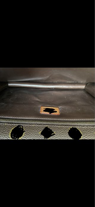 Pochette donna nera e marrone