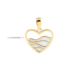 colgante oro 18k con nacar
