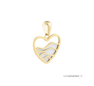 colgante oro 18k con nacar