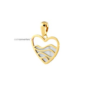 colgante oro 18k con nacar