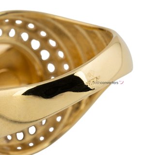 sello oro 18k con piedra con circonita