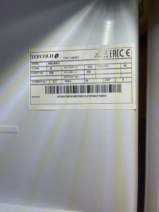 Nevera Refrigerador expositor Tefcold MSU400-I BAR