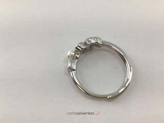 anillo plata 925mm con piedra con circonita