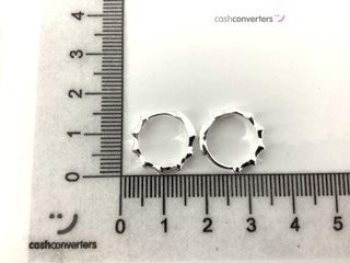 argollas plata 925mm