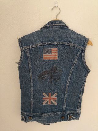 Chaleco vaquero vintage US Top Talla M