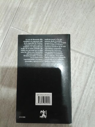 Libro "La casa de Bernarda Alba" de Lorca