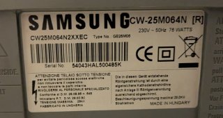 Televisión Samsung Gris