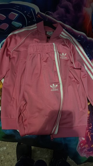 Conjunto Adidas rosa