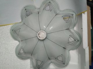 Tulipa de cristal para lámpara