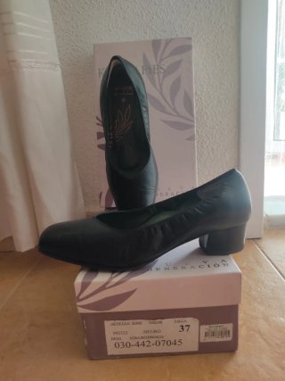 Zapatos Kurhappies Talla 37 Negros