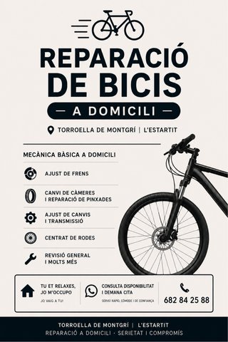 Reparacio bicis a domicili