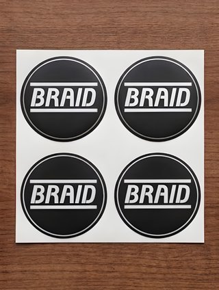 Pegatinas Braid 6cm Pack