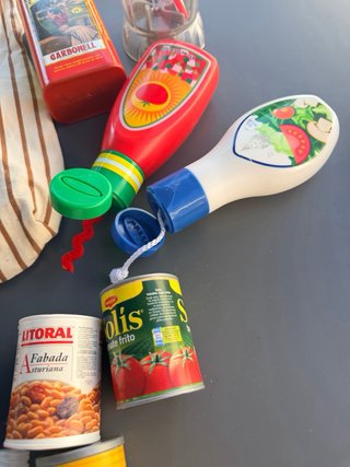 Lote comida infantil juguete
