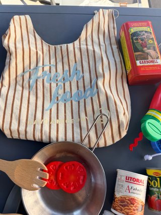 Lote comida infantil juguete