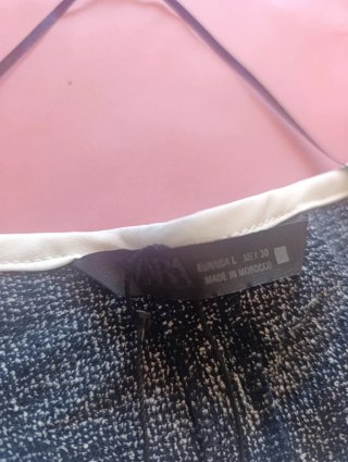Vestido Zara A line detalle de lazo talla L