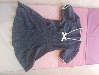 Vestido Zara A line detalle de lazo talla L