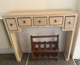 Mobile consolle ingresso etnico legno