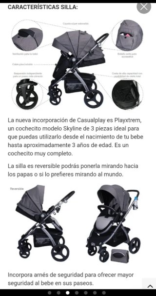 Trío Playxtreme Skyline Rojo