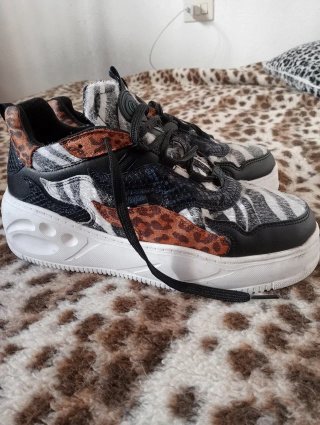 Zapatillas Buffalo Talla 39 Animal Print