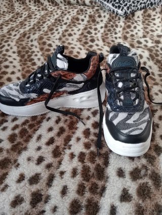 Zapatillas Buffalo Talla 39 Animal Print