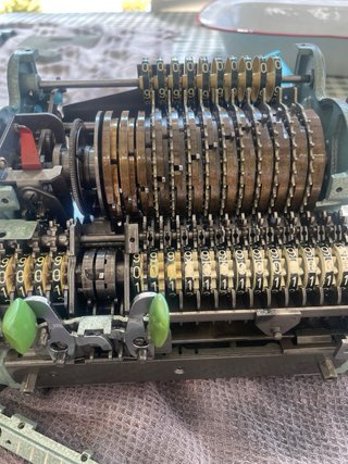 Calculadora Mecánica Schubert Rastatt Vintage