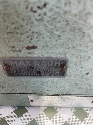 Calculadora Mecánica Schubert Rastatt Vintage