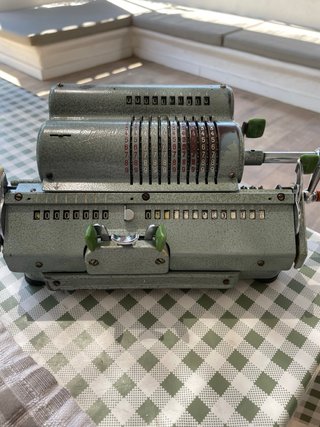 Calculadora Mecánica Schubert Rastatt Vintage