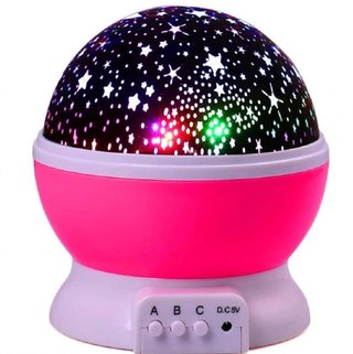 Lámpara proyector de estrellas giratorio