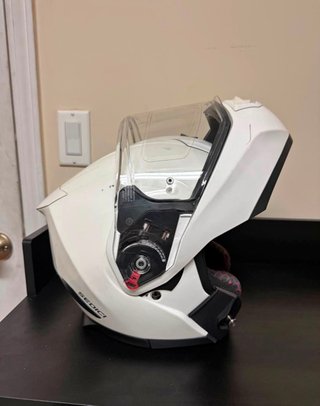 Casco Sedici blanco abatible