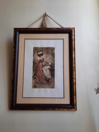 Cuadro vintage Le Serment d'Amour