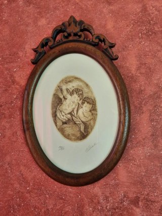 Cuadro vintage Le Serment d'Amour