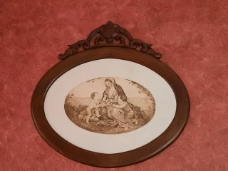 Cuadro vintage Le Serment d'Amour