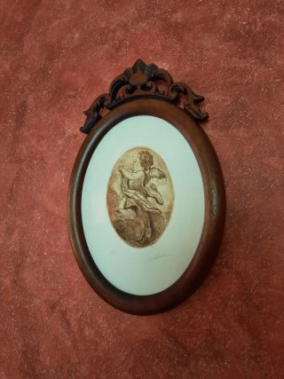 Cuadro vintage Le Serment d'Amour