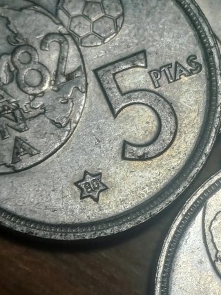 Lote 52 monedas 5 pesetas 1980