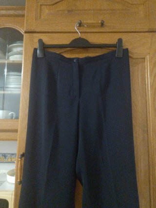 Pantalones vestir señora azul marino