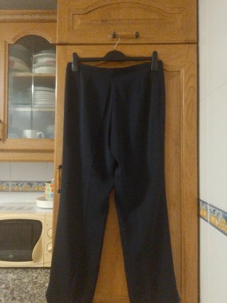 Pantalones vestir señora azul marino