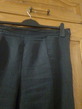 Pantalones señora gris oscuro