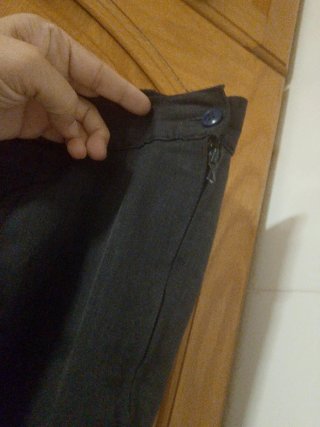 Pantalones señora gris oscuro