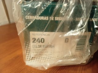Cerradura de seguridad 240 marrón