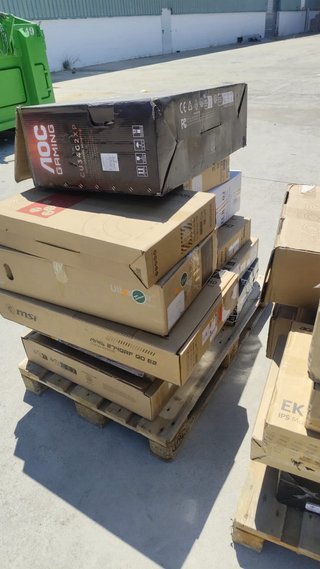 Lote Monitores AOC, LG, MSI, Asus para reparar