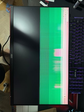 Lote Monitores AOC, LG, MSI, Asus para reparar